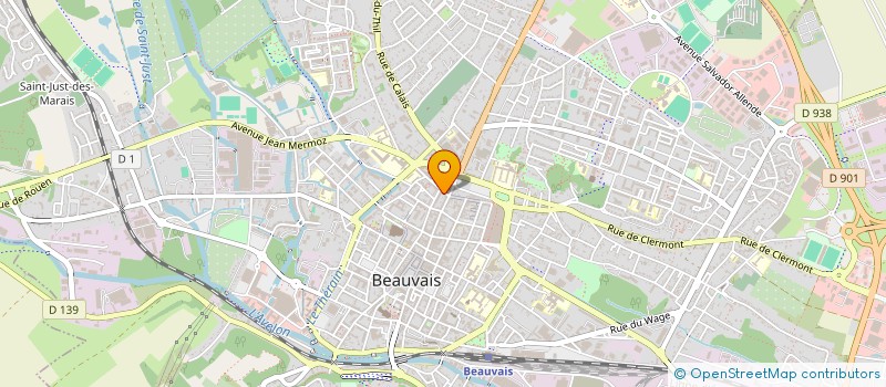 localisation de l'entreprise MADAME EMELINE FERDE  BEAUVAIS