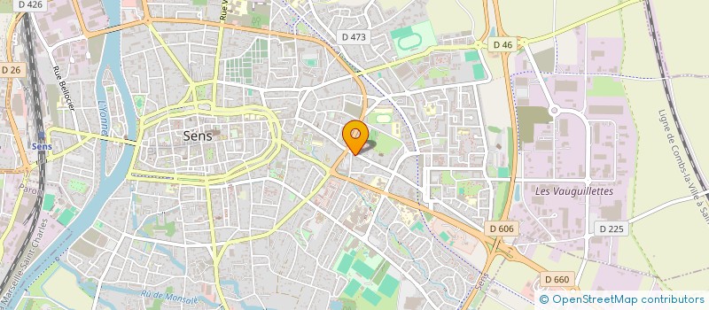 localisation de l'entreprise MADAME EMELINE FERRERO à SENS