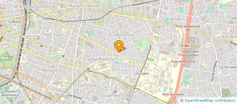 localisation de l'entreprise MADAME EMELINE FERRIERE  LYON