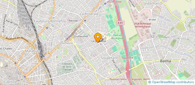 localisation de l'entreprise MADAME EMELINE FRANCK à TOULOUSE