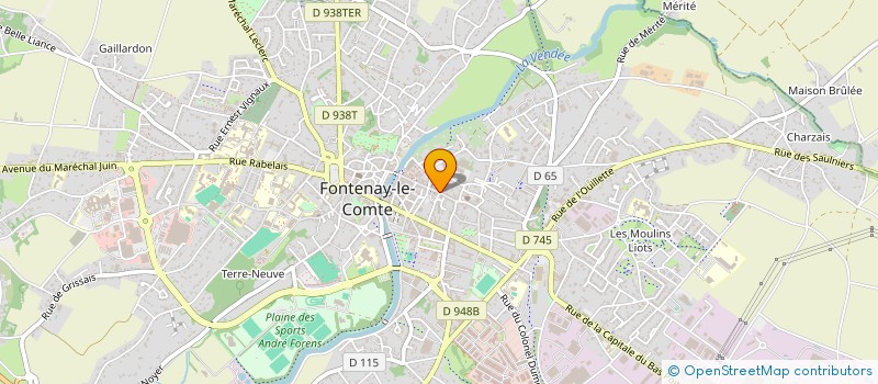 localisation de l'entreprise MADAME EMELINE GAUTIER  FONTENAY-LE-COMTE