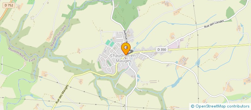 localisation de l'entreprise MADAME EMELINE GELINEAU à MONTREVAULT-SUR-EVRE