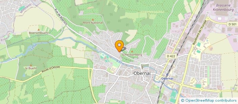 localisation de l'entreprise MADAME EMELINE GEYER  OBERNAI