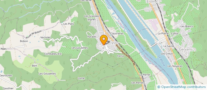 localisation de l'entreprise MADAME EMELINE GIRAUD  VION