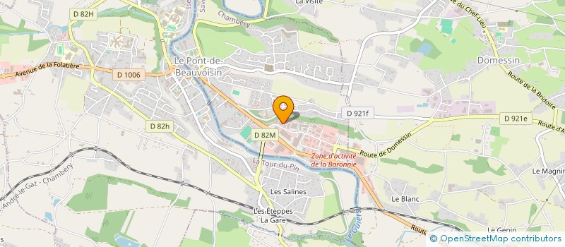 localisation de l'entreprise MADAME EMELINE GONCALVES  LE PONT-DE-BEAUVOISIN