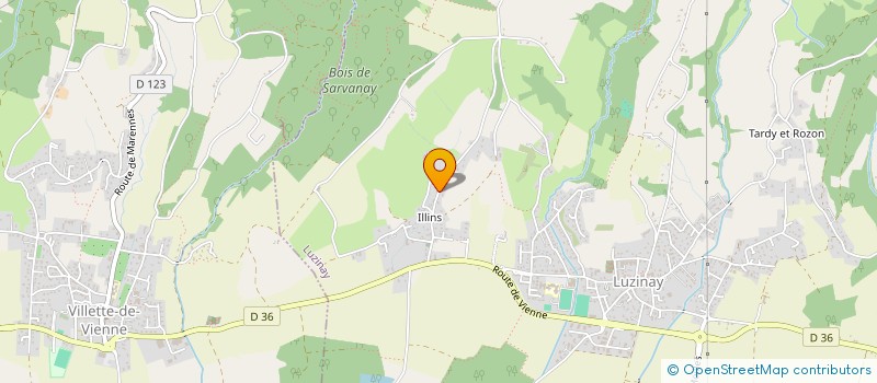 localisation de l'entreprise MADAME EMELINE GRANGER LEKOHAL  LUZINAY