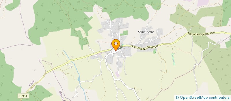 localisation de l'entreprise MADAME EMELINE GRANIER  LE PUY-SAINTE-REPARADE