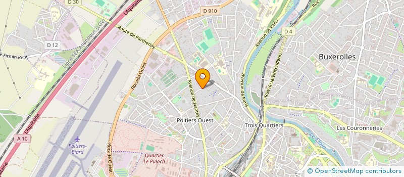 localisation de l'entreprise MADAME EMELINE GROLLEAU  POITIERS