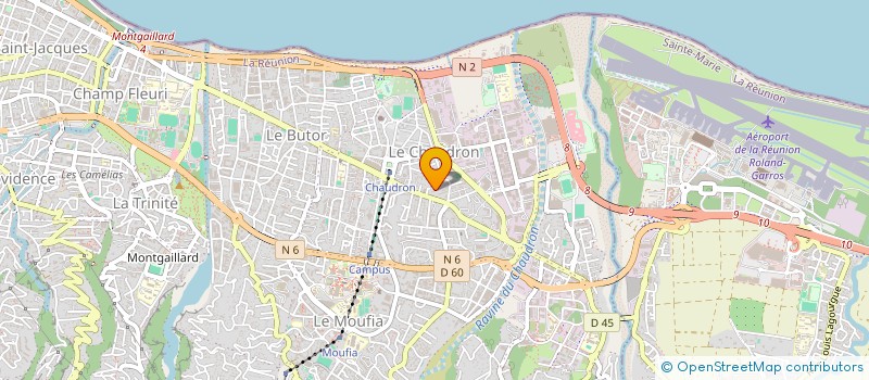 localisation de l'entreprise MADAME EMELINE GRONDIN  SAINT-DENIS