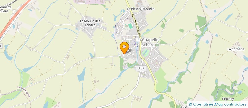 localisation de l'entreprise MADAME EMELINE GUERIN à LES ACHARDS