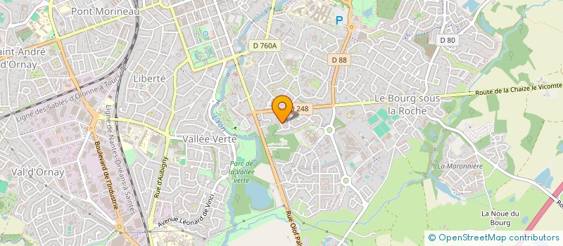 localisation de l'entreprise MADAME EMELINE GUILLOT  LA ROCHE-SUR-YON