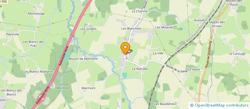 localisation de l'entreprise MADAME EMELINE GUINAND  BENY