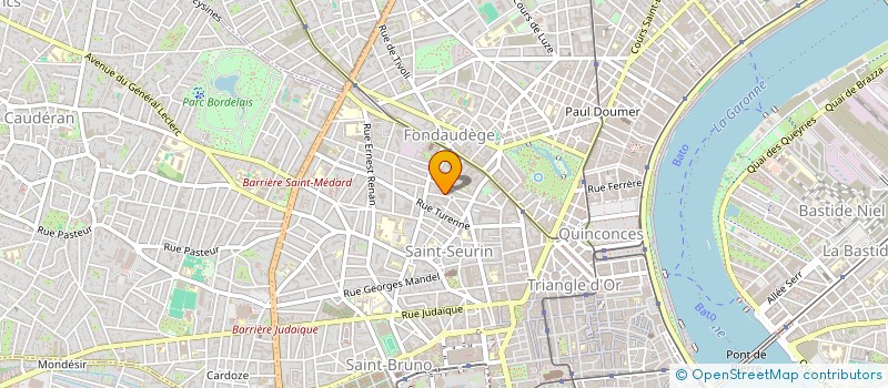 localisation de l'entreprise MADAME EMELINE GUSTIN  BORDEAUX