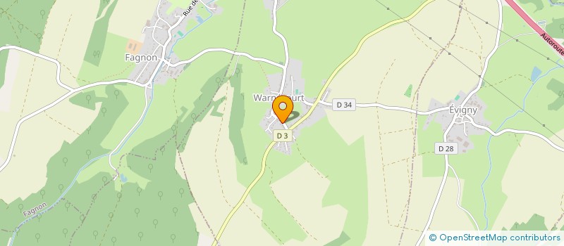 localisation de l'entreprise MADAME EMELINE HUSSON  WARNECOURT