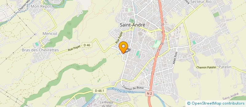 localisation de l'entreprise MADAME EMELINE JARNAC à SAINT-ANDRE