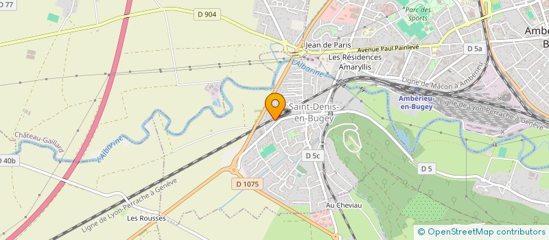 localisation de l'entreprise MADAME EMELINE JEGO  SAINT-DENIS-EN-BUGEY