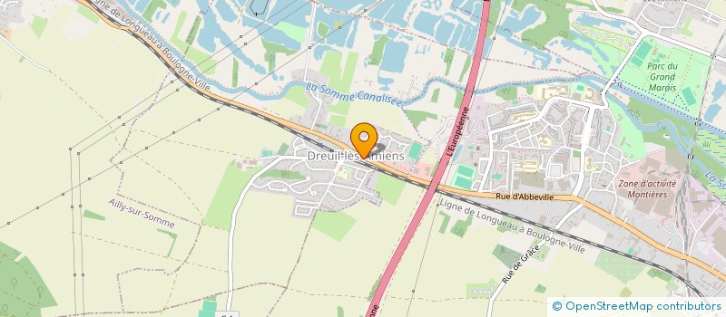 localisation de l'entreprise MADAME EMELINE JUMEL à DREUIL-LES-AMIENS
