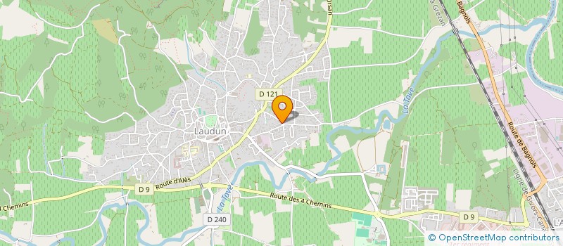 localisation de l'entreprise MADAME EMELINE KEHREN  LAUDUN-L'ARDOISE