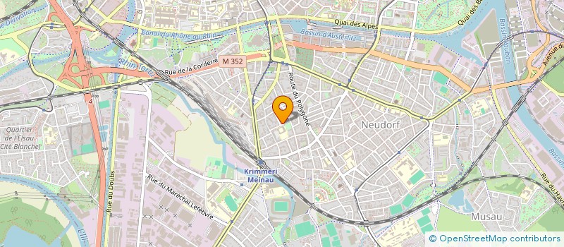 localisation de l'entreprise MADAME EMELINE KIENTZ à STRASBOURG