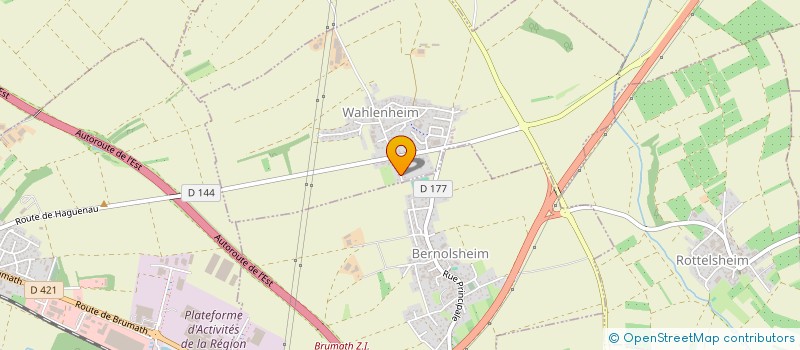 localisation de l'entreprise MADAME EMELINE KIRCHER  WAHLENHEIM
