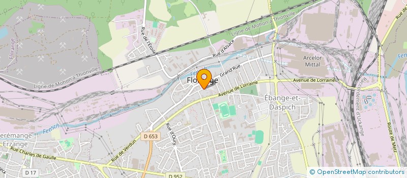 localisation de l'entreprise MADAME EMELINE KONYK  FLORANGE