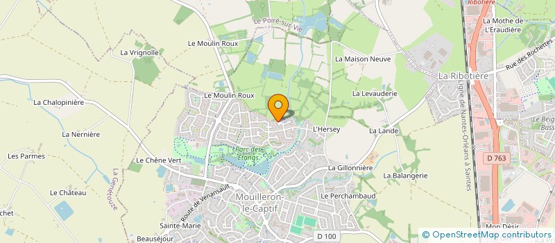 localisation de l'entreprise MADAME EMELINE KRAMARZ à MOUILLERON-LE-CAPTIF