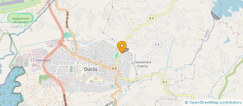 localisation de l'entreprise MADAME EMELINE LABRANCHE  DUCOS