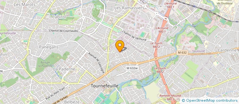 localisation de l'entreprise MADAME EMELINE LACOUR  TOURNEFEUILLE