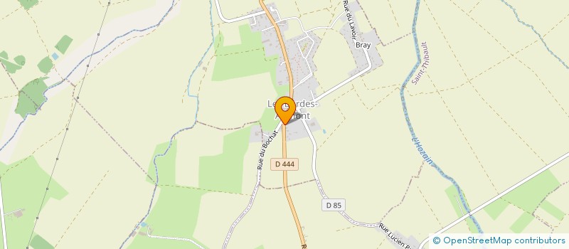 localisation de l'entreprise MADAME EMELINE LADEUILLE  LES BORDES AUMONT