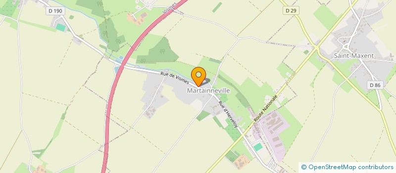 localisation de l'entreprise MADAME EMELINE LAGAST  MARTAINNEVILLE