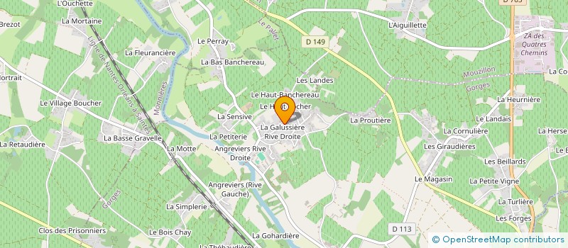 localisation de l'entreprise MADAME EMELINE LANDAIS  GORGES