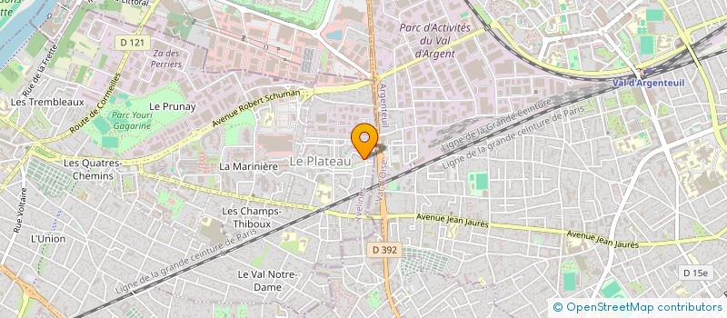 localisation de l'entreprise MADAME EMELINE LANGO  SARTROUVILLE