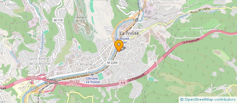 localisation de l'entreprise MADAME EMELINE LANTERI à LA TRINITE