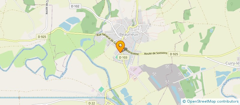 localisation de l'entreprise MADAME EMELINE LAURENT à BEAURIEUX