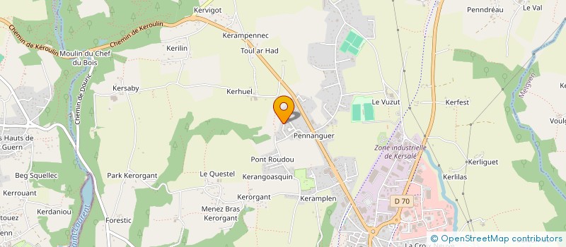 localisation de l'entreprise MADAME EMELINE LE DU  CONCARNEAU