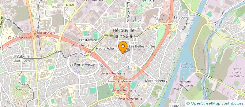 localisation de l'entreprise MADAME EMELINE LE GOFF à HEROUVILLE SAINT CLAIR