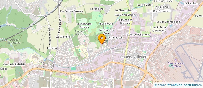 localisation de l'entreprise MADAME EMELINE LE GUENNEC  TOURS