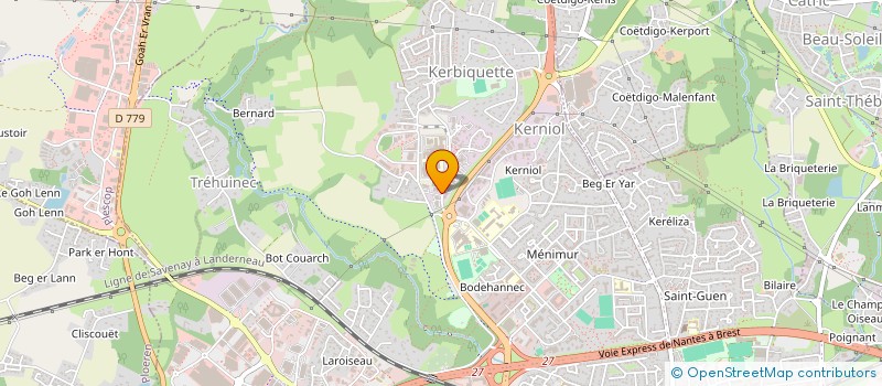 localisation de l'entreprise MADAME EMELINE LE NY à VANNES