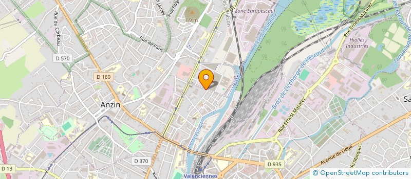 localisation de l'entreprise MADAME EMELINE LECERF à VALENCIENNES
