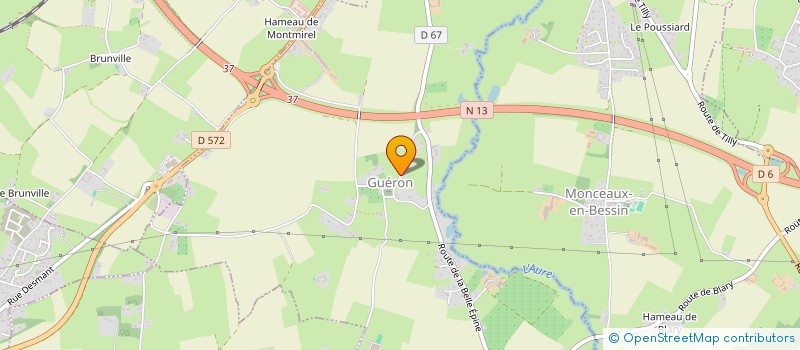 localisation de l'entreprise MADAME EMELINE LEGENTIL  GUERON