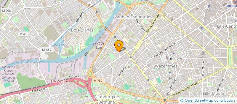 localisation de l'entreprise MADAME EMELINE LEGRAND à LILLE