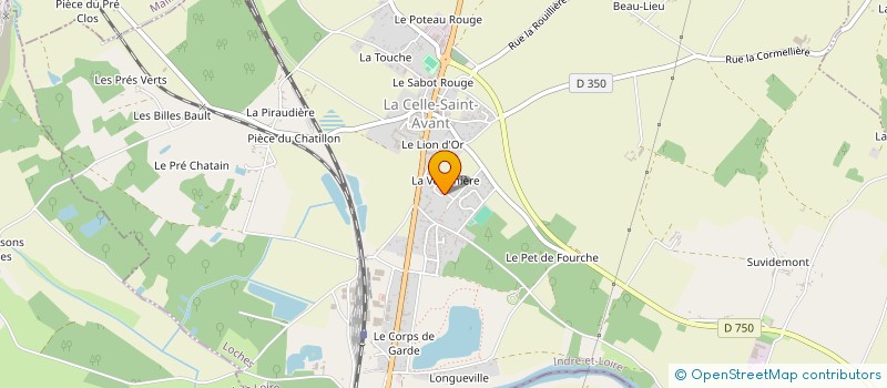 localisation de l'entreprise MADAME EMELINE LEGRAND  LA CELLE-SAINT-AVANT