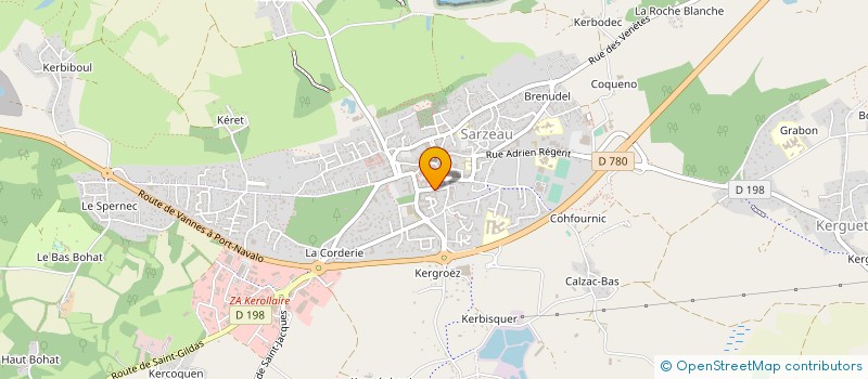 localisation de l'entreprise MADAME EMELINE LEGRIFFON  SURZUR