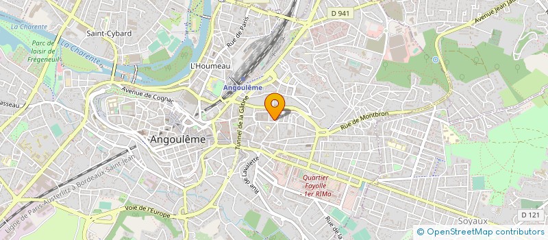 localisation de l'entreprise MADAME EMELINE LEJEUNE à ANGOULEME