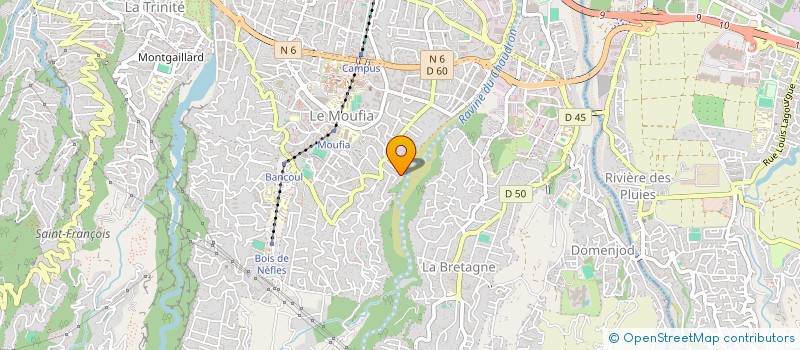 localisation de l'entreprise MADAME EMELINE LEROUX  SAINT-DENIS