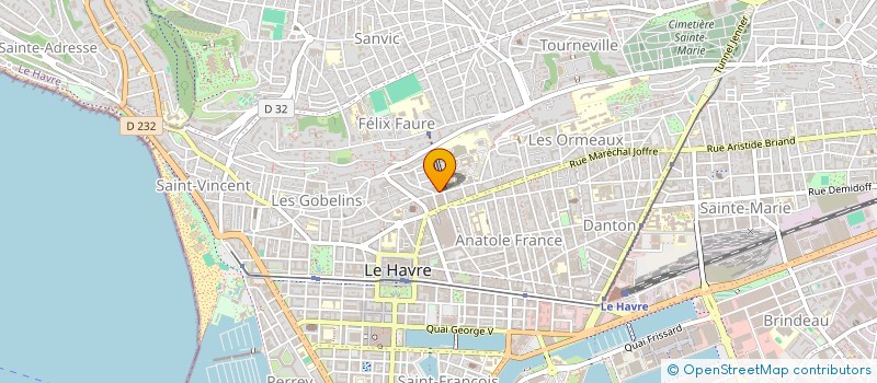 localisation de l'entreprise MADAME EMELINE LETENDRE à LE HAVRE