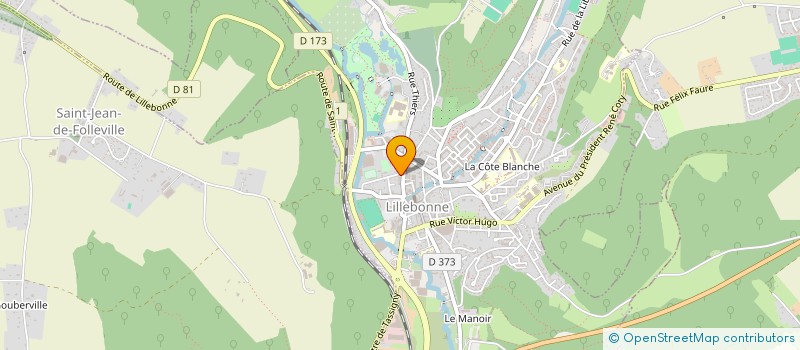 localisation de l'entreprise MADAME EMELINE LEVASSEUR  LILLEBONNE