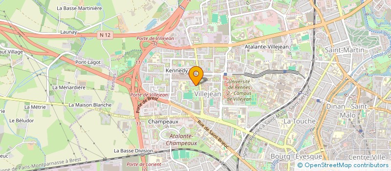 localisation de l'entreprise MADAME EMELINE LEVEQUE  RENNES