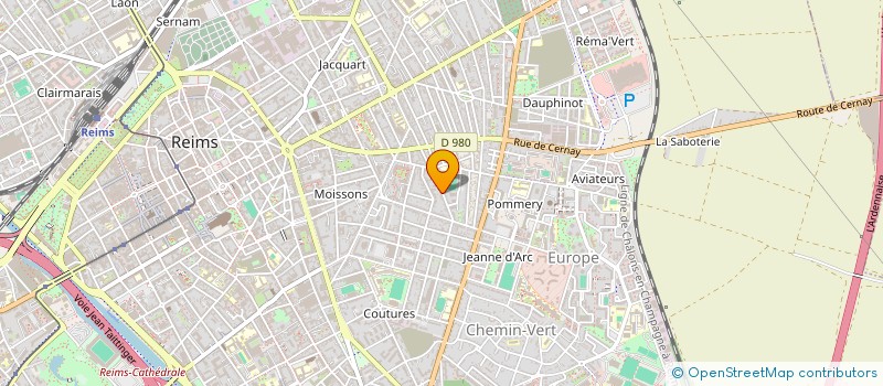 localisation de l'entreprise MADAME EMELINE LHOSTE  REIMS