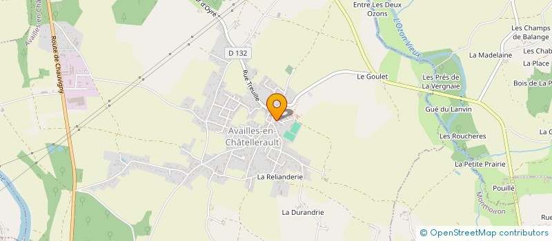 localisation de l'entreprise MADAME EMELINE LIRAND  AVAILLES-EN-CHATELLERAULT